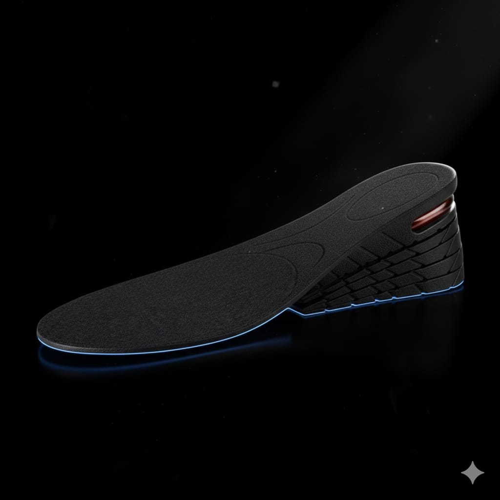 FSK Height Increase Insoles for Men Soft 4-Layer Orthotic Soles