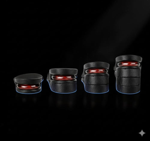 FSK Height Increase Insoles for Men Soft 4-Layer Orthotic Soles