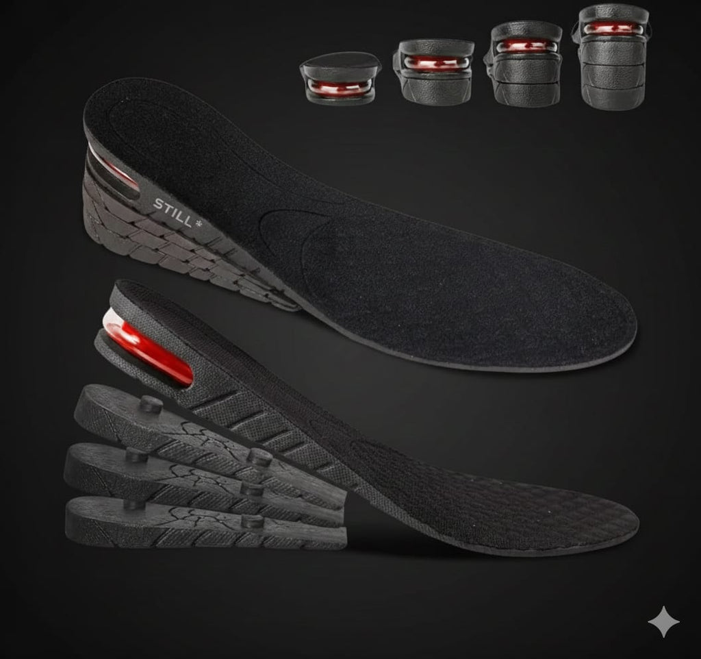FSK Height Increase Insoles for Men Soft 4-Layer Orthotic Soles
